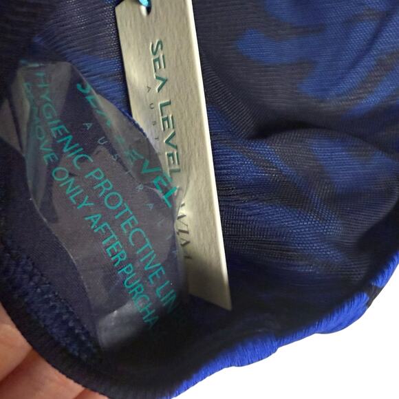 Sea Level Tradewind Night Sky High Waist Floral Print Bikini Swimsuit Bottoms 8 - Picture 8 of 13